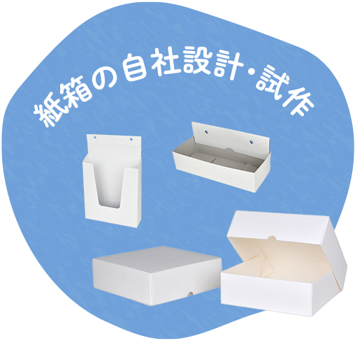 紙箱の自社設計・試作